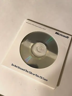 Microsoft Office 2003 Basic Edition With Serial Number Product Key • $6.95