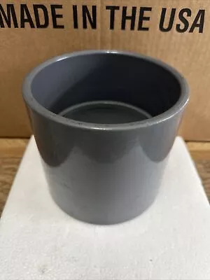 6  SCH-80 PVC Coupling S X S Gray (Socket X Socket) • $29.98