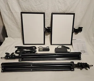 Dazzne D50 Video Light Panel Sets 15.4  With Carry Case • $199.99