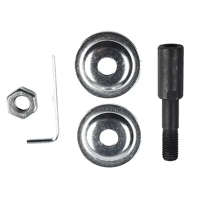 Left/Right Spindle Adapter For Motor Bench Grinder Anodized Black Durable • $9.99