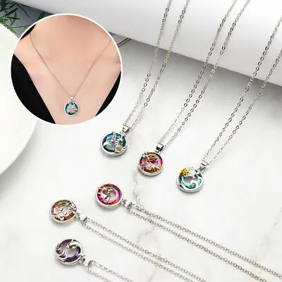 $2.81 • Buy Crystal Necklace For Women Girls 925 Sterling Silver Cute Animal Pendant