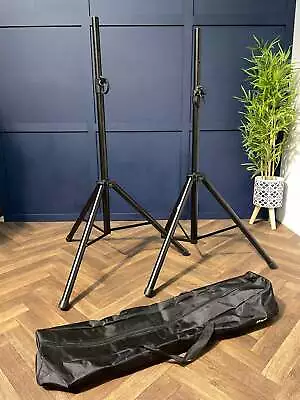 Stagg PA Speaker Stands X2 / With Carry Case #LA253 • £44.99