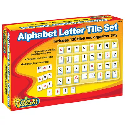 Primary Concepts Alphabet Letter Tile Set • $64.59