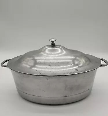 Vintage Merit Cast Aluminum Roaster Dutch Oven With Lid USA Made 6 Quarts  • $32