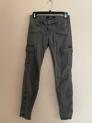 J. Brand Grayson Cargo Skinny Pants In Vintage Black Size 25 • $30