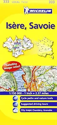 Isere Savoie Michelin Local Map 333: No. 333 (... By Michelin Sheet Map Folded • £4.43