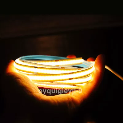 1M 2M 3M 5M 10M COB LED Strip Light 320Leds Warm White Flexible Tape For Living • $6.97