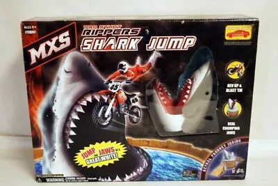 RARE Road Champs MXS Pro Stunt Rippers Shark Jump JAKKS Pacfic Playset • $99.95