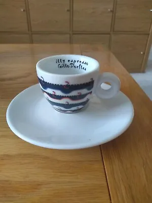 £16.99 • Buy Illy Art Collection Designed By Gillo Dorfles Espresso Cup And Saucer (2016)