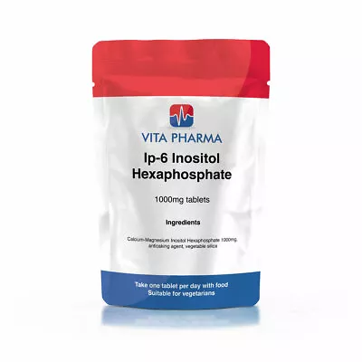 £34.99 • Buy IP-6 Inositol Hexaphosphate 1000mg (365 Tablet) ADVANCED ENHANCED IMMUNE SUPPORT