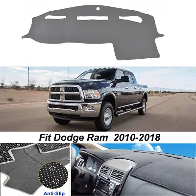 $19.36 • Buy Dash Mat For Dodge Ram 1500 2500 3500 2011-2016 Anti-Slip Dashboard Cover Gray