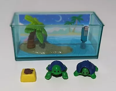 Vintage Littlest Pet Shop Toddling Turtles On Paradise Island Kenner 1992 • $70