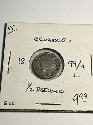 1899 / 7 L Ecuador 1/2 Decimo • $9.99