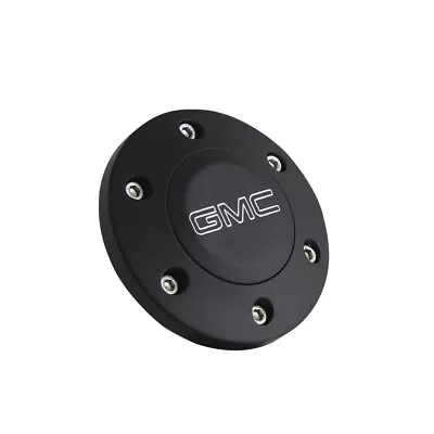 GMC Horn Button 6-Hole Black For Aftermarket Steering Wheels Like NRG MOMO FS • $56.05