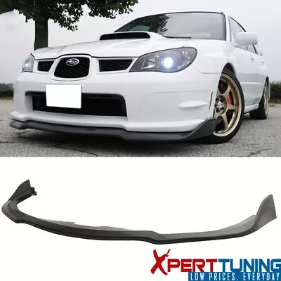 Fits 06-07 Subaru Impreza WRX STI CS2 Style Front Bumper Lip Spoiler Splitter PP • $67.99