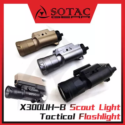 Tactical X300UH-B Scout Light White LED Hunting Outdoor Flashlight Fit 20mm • $62