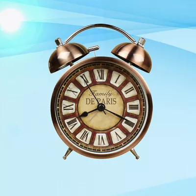  Table Clock Kawaii Desk Pumpkin Aquarium Decor European Alarm • £25.75