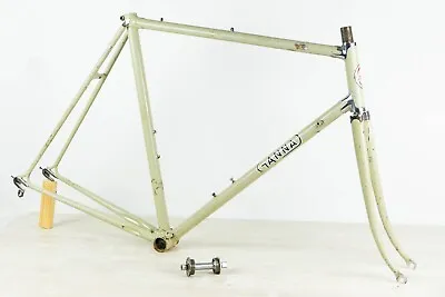 GANNA PRO TEAM VINTAGE 50s FRAME SET 57 COLUMBUS CAMPAGNOLO ROAD BIKE GF GHIGI • $599