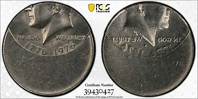 $5499 • Buy 1976D Kennedy Half Dollar 50c-Struck 50% Off Center/Brockage Rev. ERROR PCGS 62 