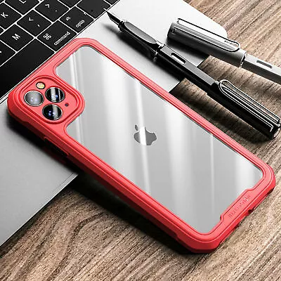 $9.85 • Buy Shockproof Clear Case For IPhone 14 13 12 11 Pro Max Mini XR XS MAX 7 8 PLUS SE