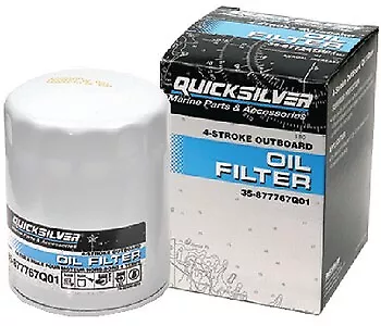 New Verado Oil Filter Quicksilver 35-877769q01 Fits 200/225/250/275 Hp Verado In • $14.40