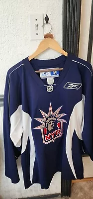 VTG NHL CCM Reebok New York Rangers Jersey Mens Medium Lady Liberty Practice • $74.99