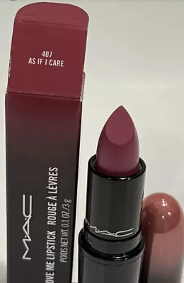 Mac Love Me Lipstick 407 As If I Care New In Box • $17.99