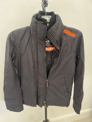 Superdry Black Jacket Size Medium Boys Long Sleeve (B403) • £16