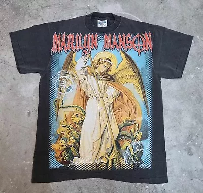 Vintage Marilyn Manson Shirt L OVP Antichrist Superstar Sweet Dreams Death Rock • $99