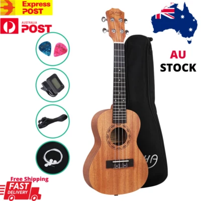 $51.95 • Buy Ukulele Guitar 23 Inch Concert Mahogany Ukeleles Uke Hawaii Rosewood Nylon Alpha