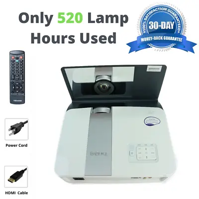 BenQ MX850UST DLP Projector Ultra Short Throw - Only 520 Hours Used! • $148.32