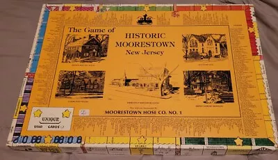 Millennium Game Of Moorestown New Jersey Monopoly Style Board Game Complete 1999 • $27