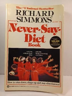 Never-Say-Diet Book  By Richard Simmons 1980 PB • $6