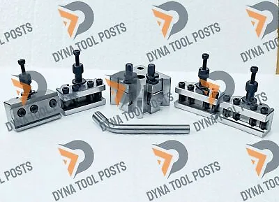 5 Pieces Set T37 Quick Change Tool Post For MyFord / Super 7 / ML 7 Lathes • £133.78