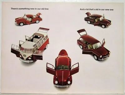 1966 VW There Is Something New In Our Old Line And Vice Versa Sales Brochure • $20.21