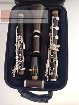 Professional French G Key Clarinet Wood Body Silver Plated Key Good Sound • $990