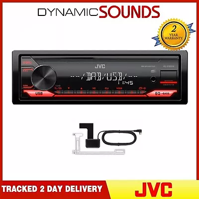 JVC KD-X182DB Digital Media Receiver With DAB+ Tuner USB Aux Stereo + Aerial • £89.99