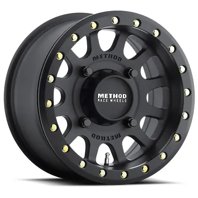 Method Race MR401 UTV Beadlock 15x7 4x136 +13et 106 Matte Black Wheel • $347.50