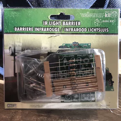 Velleman Kit IR Light Barrier (IR Light Barrier MK120) NEW W Manual/instructions • $26.95