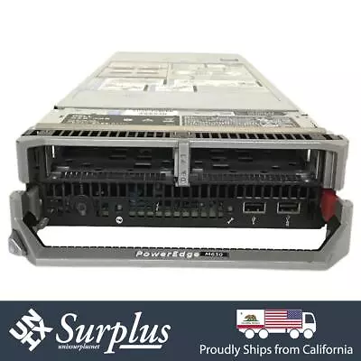 DELL POWEREDGE M630 BLADE 2Bay 2.5in. SAS/SATA No RAID No Controller 2xLGA2011 • $149