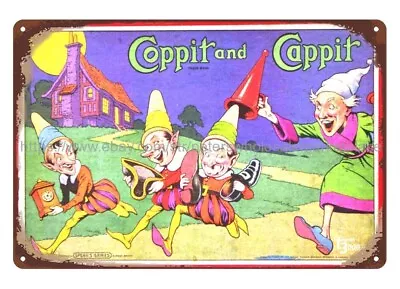 1928 Coppit And Cappit Board Game Metal Tin Sign Residential Interior Design • £17.93