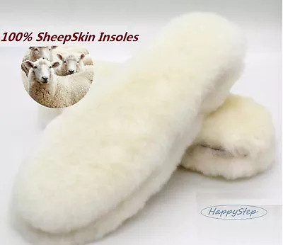 100%Sheepskin Insoles Replacement For UGG Boots/EMU/RainBoots(US Men Size 11) • $10.85