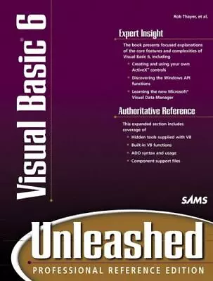 Visual Basic 6: Unleashed : Professional Reference  Hardcover Used - Like New • $9.60