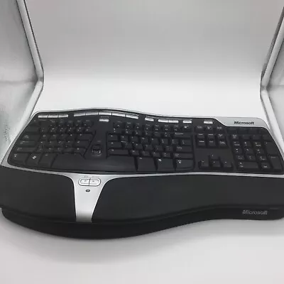 Microsoft Natural Wireless Ergonomic Keyboard 7000 No USB Dongle Free Shipping • $59.99