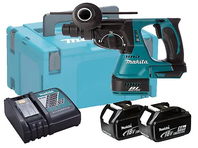 Makita 18V Brushless 3-Mode SDS+ Hammer Drill - DHR242RTJ - 5.0Ah Pack • £360