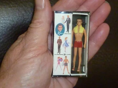 Barbie Miniature 1961 Ken In Mini Box Repro / Reproduction ~ Newly Unboxed • $39.95