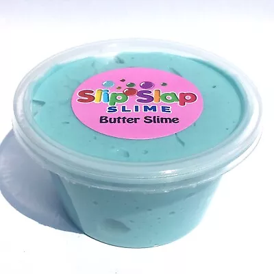 Fluffy Aqua Turquoise Butter Slime | Kids Fun Craft Australian Made Slimes 2.5oz • $9.95