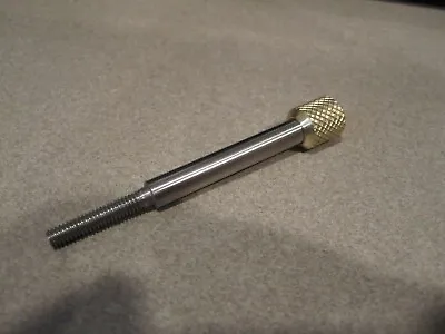 S&S Super E Idle Screw Stainless & Brass Knurled Top • $24.50