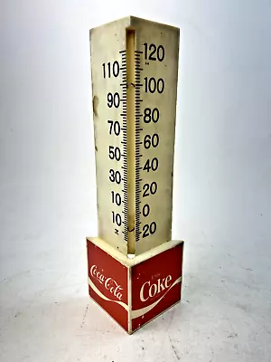 Vintage Coca-Cola Plastic Wall Mount Triangle Thermometer • $9.99