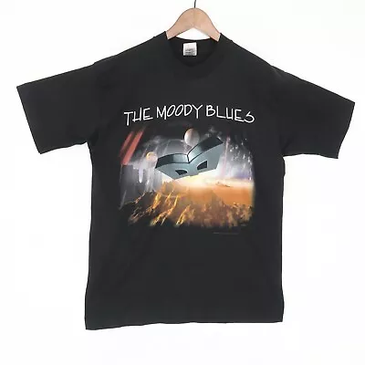 Vintage The Moody Blues T Shirt Adult Large Black Single Stitch 1996 Summer Tour • $29.98